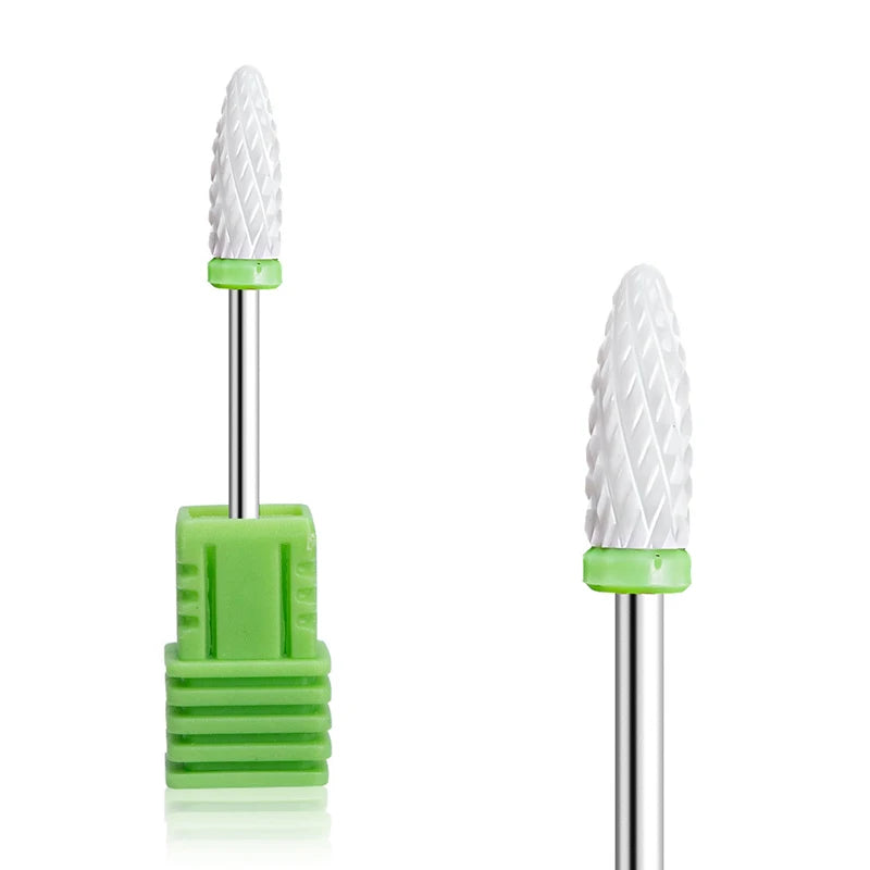 1pcs Ceramic Milling Cutter Nail Drill Bits Electric Manicure Drills Pedicure Mill Bits Machine Files Nail Art accessories Tool