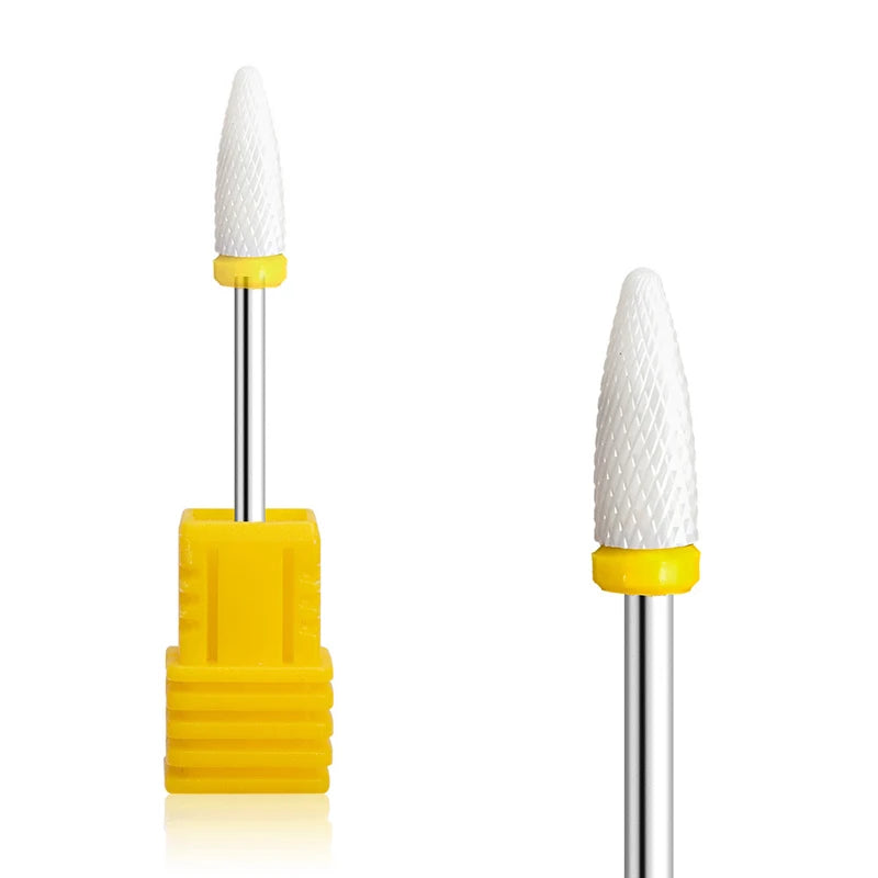 1pcs Ceramic Milling Cutter Nail Drill Bits Electric Manicure Drills Pedicure Mill Bits Machine Files Nail Art accessories Tool