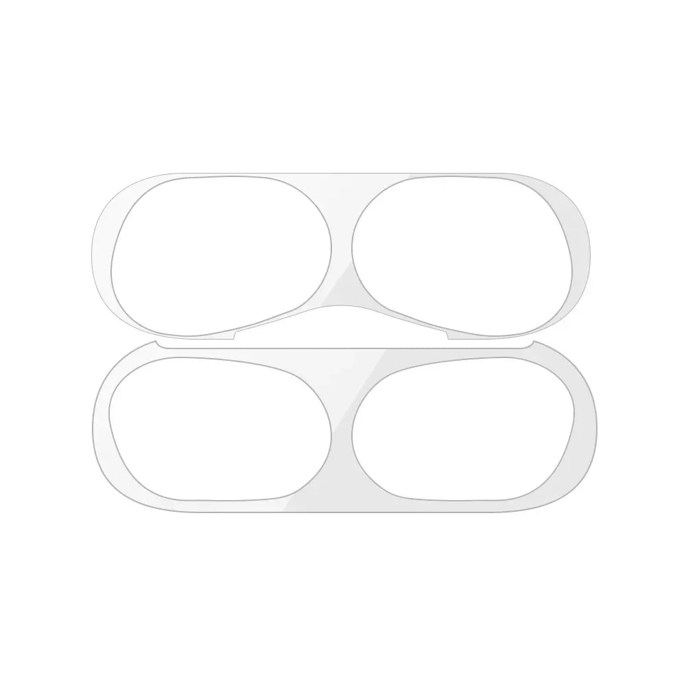 AirPods Sticker for Apple Airpods 1 2 3 Pro Pro2 Earphone Charging Box Dustproof Sticker Waterproof Metal Dust Guard Stickers