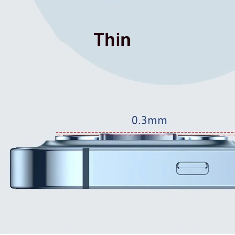 Lens Metal Ring Protector Glass for iPhone 11 12 13 Pro Max Camera Lens Protection On iPhone 15Pro 13Pro 14 Pro Max Camera Film