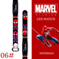 MINISO Spiderman Kid's Watches Men Sport Wristband Bracelet Waterproof Children Digital Watch Boys LED Clock relogio montre